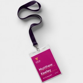 Polyester Lanyards mit Karabiner bedrucken