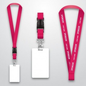 Lanyards mit Ausweishülle bedrucken