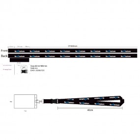 Lanyards mit Ausweishülle und Firmenlogo bedrucken